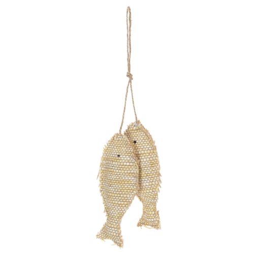 Tengerészeti függő dekorációs medál, díszhal, akasztásra, M32cm | Floristik24.hu