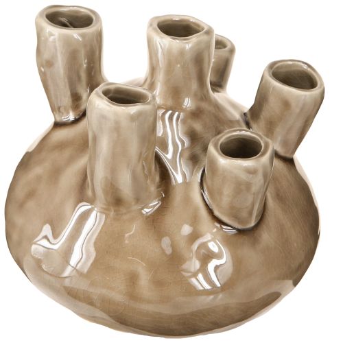 tételeket Tengeri váza dekoráció Coral Design Barna Ø14,5cm H14cm