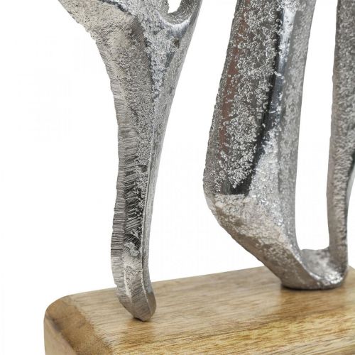 tételeket Tengeri dekoráció, dekoratív hal fém, díszhal ezüst H18cm