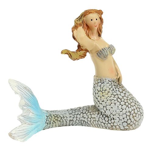 Floristik24 Deco figura sellő kék 6cm - 9,5cm 3db