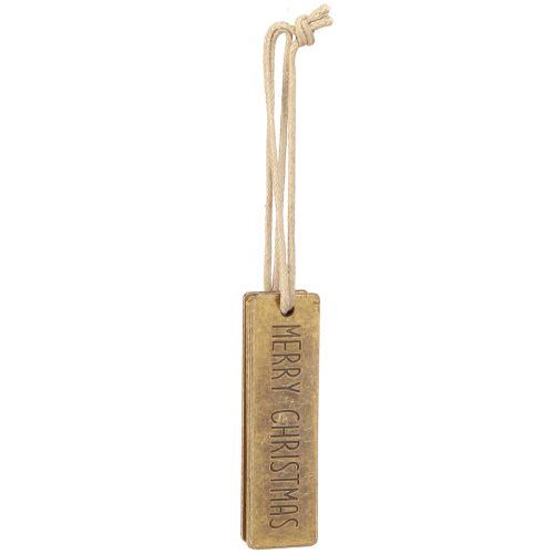 Floristik24 Merry Christmas Karácsonyi medál fém 7x2cm 6 db