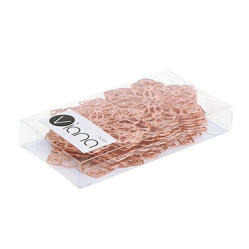 Floristik24 Fém virág díszes Ø5,5cm réz 24db