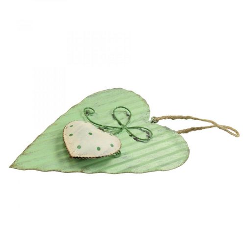 tételeket Fém szív, díszszív akasztáshoz, szívdísz H14,5cm 2 db