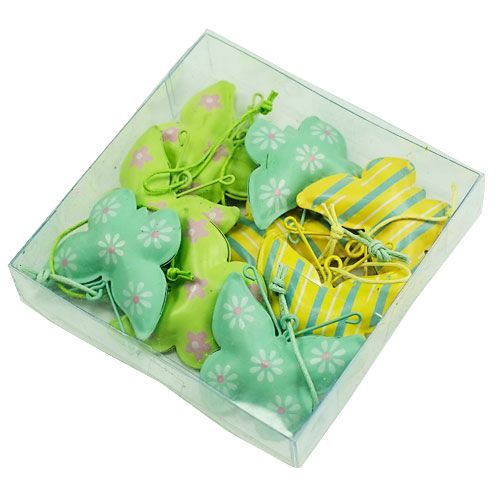 Floristik24 Fém pillangók akasztható 4,5cm 9db