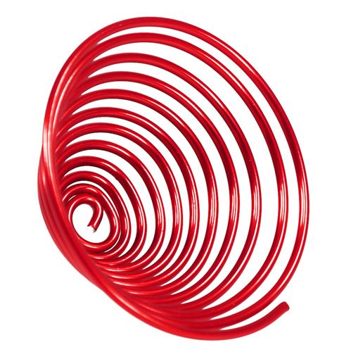 Floristik24 Alumínium huzal csavar fém csavar piros 2mm 120cm 2db