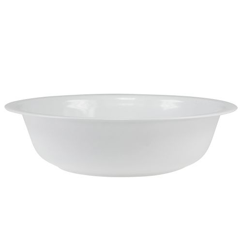 tételeket Fémtál fehér tál zománcozott megjelenés Ø36cm H9,5cm