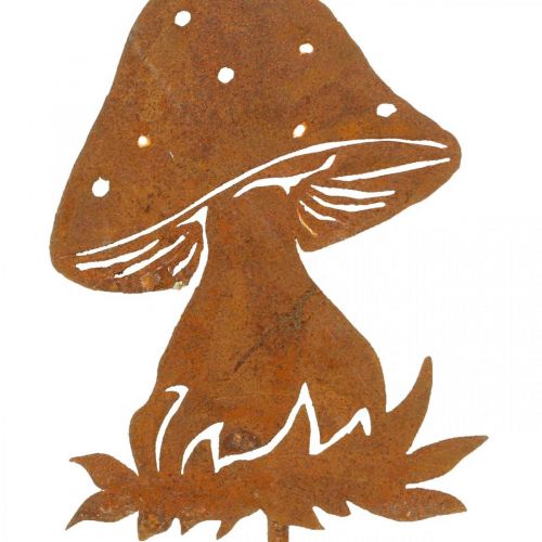 Floristik24 Kerti karó gomba rozsda légyölő galóca őszi díszkert 47cm