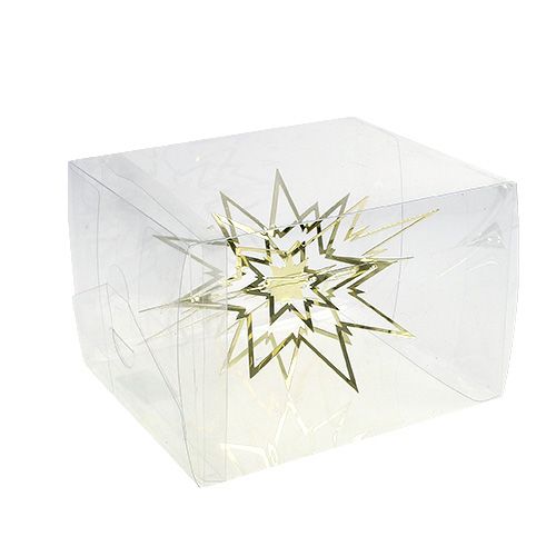 Floristik24 Fém csillag nagy akasztó arany 24cm