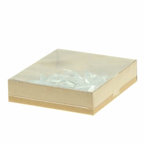 Floristik24 Csillag fém ezüst 4cm 48 db