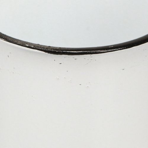 Floristik24 Fém csésze Plant Cup Fém Fehér Fekete Ø9cm 4db