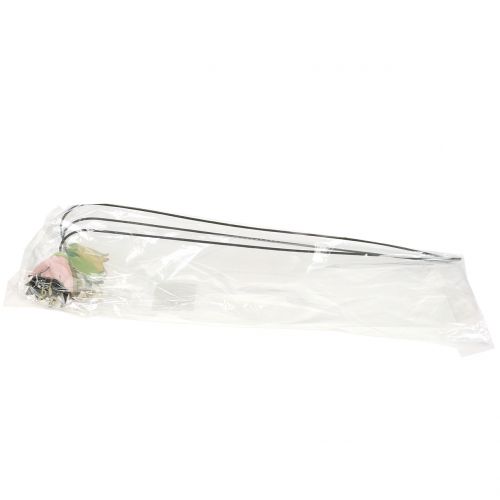 Floristik24 Virágdugó fém tulipán 34cm 3db