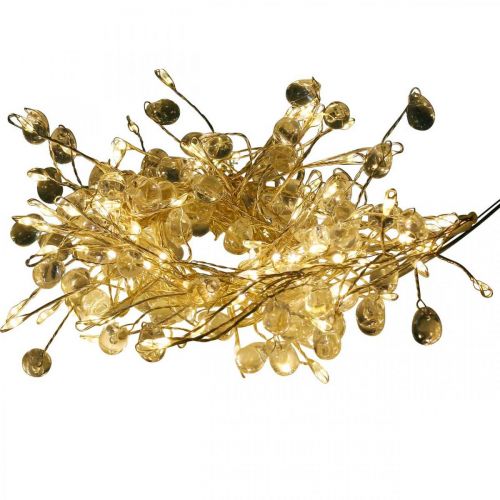 tételeket Cluster fénylánc LED-es beltéri leejtő időzítő, meleg fehér 1,2 m