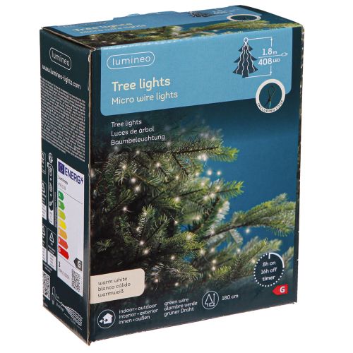 Mikro LED tündérlámpák Karácsonyi fények időzítő 180cm | Floristik24.hu