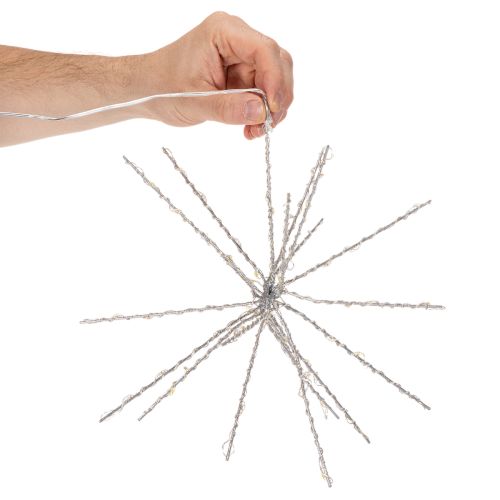 Dekoratív Polar Star LED lámpa, meleg fehér, időzítővel, kültéri, 29 cm | Floristik24.hu