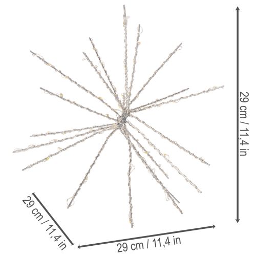 Dekoratív Polar Star LED lámpa, meleg fehér, időzítővel, kültéri, 29 cm | Floristik24.hu