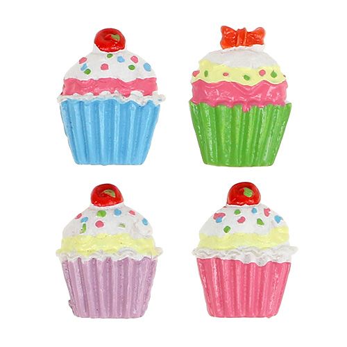 Floristik24 Mini cupcakes színes 2,5cm 60db