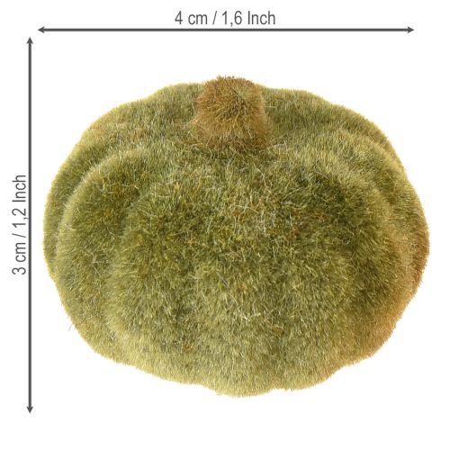 tételeket Mini tök dekoráció pelyhesített szórt dekoráció 6 színben Ø4cm 24 db