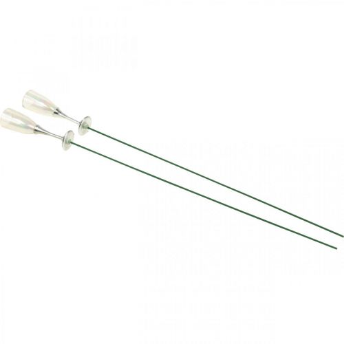 tételeket Mini pezsgőspohár szilveszteri dekoráció ragasztáshoz 7,5cm 24 db