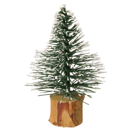 tételeket Mini fenyőfák hófödte téli erdő Ø5cm M8cm 12 db