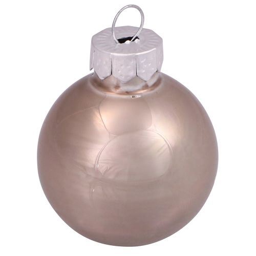 tételeket Mini karácsonyi labdák üvegfa golyók kasmír Ø3cm 22 db