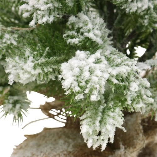 tételeket Mini karácsonyfa havas zsákban Ø25cm H42cm