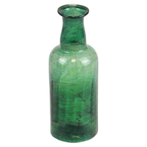 tételeket Mini váza üvegpalack váza virágváza zöld Ø6cm H17cm