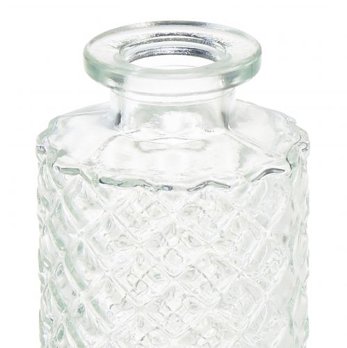 tételeket Mini vázák üveg dekoratív palackvázák Ø5cm H13cm 3db
