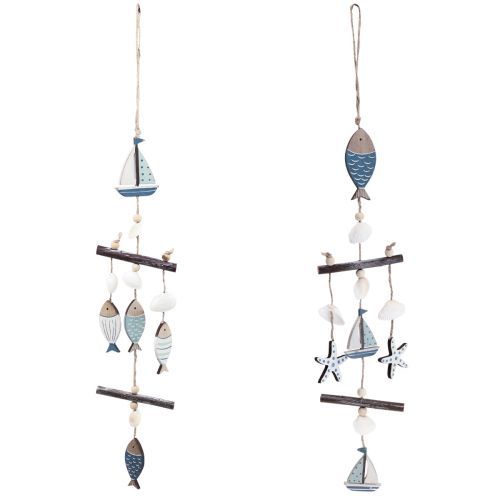 Floristik24 Tengeri függő dekoráció deco fogas tengeri szélcsengő 54cm