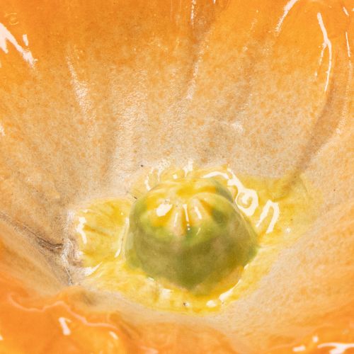 tételeket Kerámia pipacs szobrok, virágok művészi kivitelben a kertbe, 52 cm, 2 darab