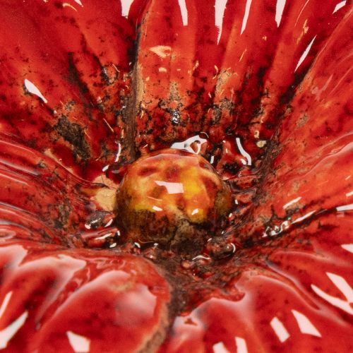 tételeket Kerámia Pipacs Virág Romantikus Dekoráció Tavaszi Kertbe és Virágágyásokba 31cm 6 db