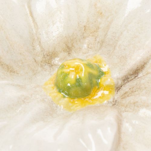 tételeket Pipacsvirág karó, kerámia virág, szeretettel kidolgozott, elegáns kerti kiegészítőkhöz, 42 cm, 4 darab