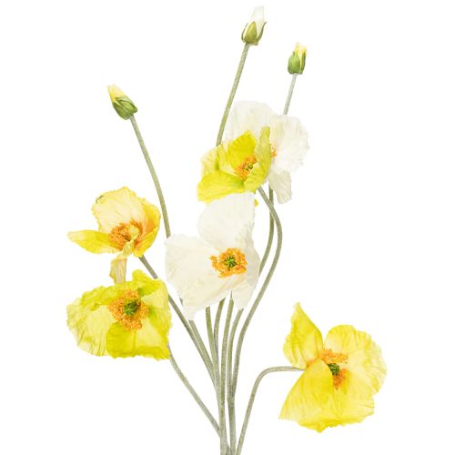 Műpipacs dekoráció nappaliba és irodába, 95 cm