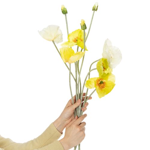 tételeket Műpipacs dekoráció nappaliba és irodába, 95 cm