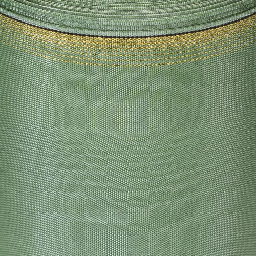 tételeket Moiré koszorúszalag zsályazöld arany szegéllyel, 150mm x 25m, díszszalag virágkötészethez és koszorúkhoz