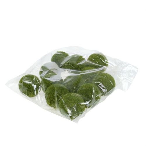 Floristik24 Mohalabda Ø6cm zöld 12db