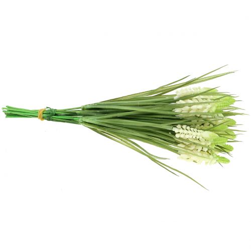 tételeket Szőlő jácintok csokorban fehér 30cm 15 db