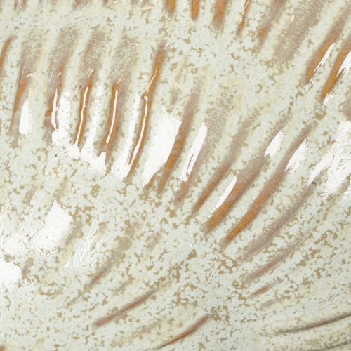 tételeket Kagylómintás kerámia tál elegáns nappali dekorációhoz, 23 cm