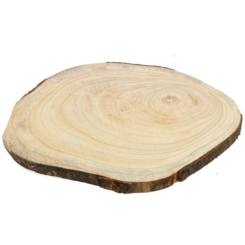 Floristik24 Fa korong kék harang fa természet Ø35-45cm