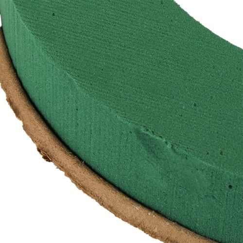 Floristik24 Nedves virágmintás habszivacs koszorú alap kartonból Ø25cm 2 db