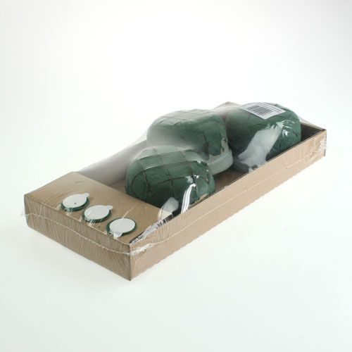 Floristik24 Virágos hab urna elrendezéshez tartóval nagy Ø10,5cm 3db