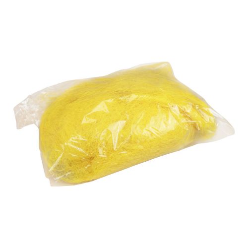 tételeket Természetes szálú szizál fű kézműves Szizál fű sárga 300g