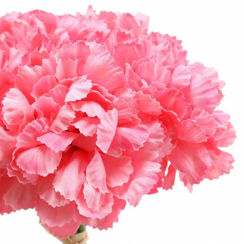 tételeket Artificial Carnation Pink 25cm 7db Mesterséges növény, mint az igazi!