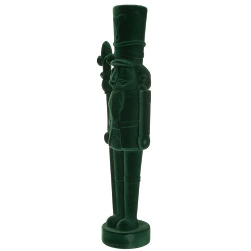 Diótörő figura, álló, karácsonyi dekoráció, pelyhesített, 77 cm | Floristik24.hu