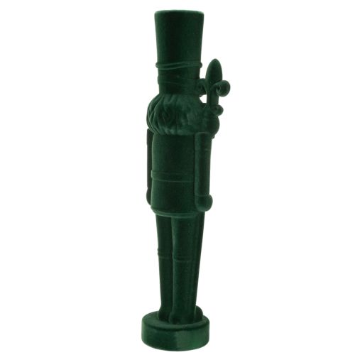 Diótörő figura, álló, karácsonyi dekoráció, pelyhesített, 77 cm | Floristik24.hu