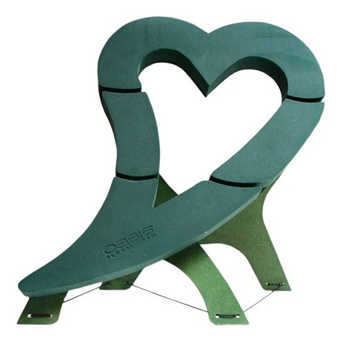 Floristik24 OASIS® Bioline® Deco és Titan Heart 80x60x5,5cm