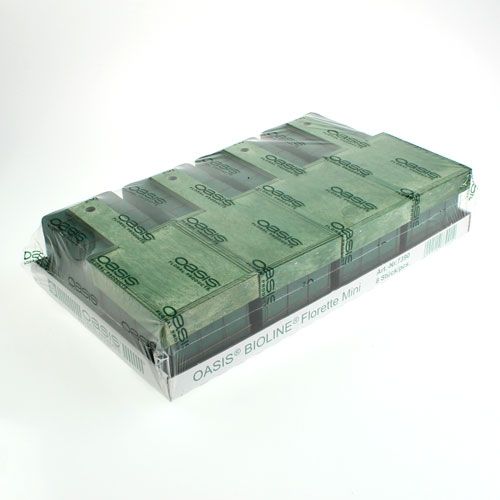 tételeket Virágos habtégla fa alappal 21cm x 9cm x 8cm 8 db