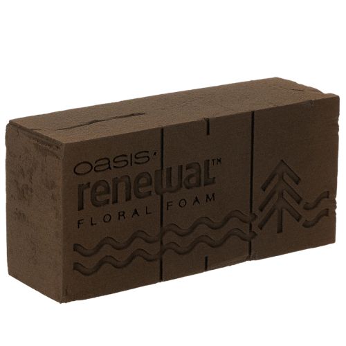 Oasis Renewal virágmintás habszivacs 23 cm 1 tégla vétel | Floristik24.hu