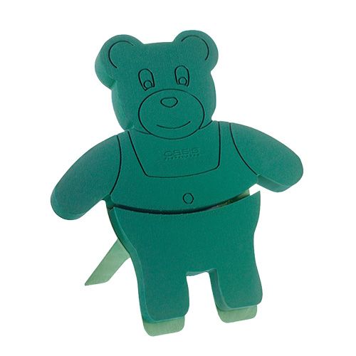 tételeket Virágos hab figura Teddy állvánnyal 48,5cm x 42cm H5cm 1 db