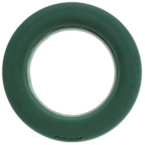 tételeket Virágos habgyűrű zöld koszorú hab Ø42cm 2db