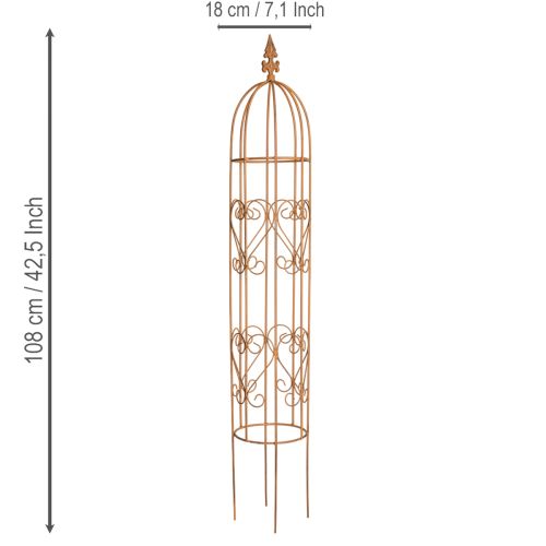 tételeket Kerti rács, kúszónövényekhez és más futónövényekhez, ideális kerttervezés, 108 cm, 2 darabos szett.